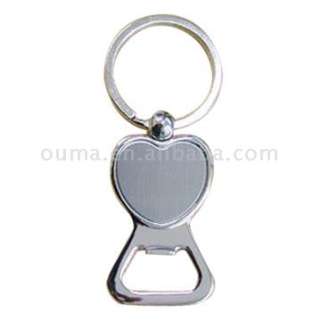 Keychain with Bottle Openers